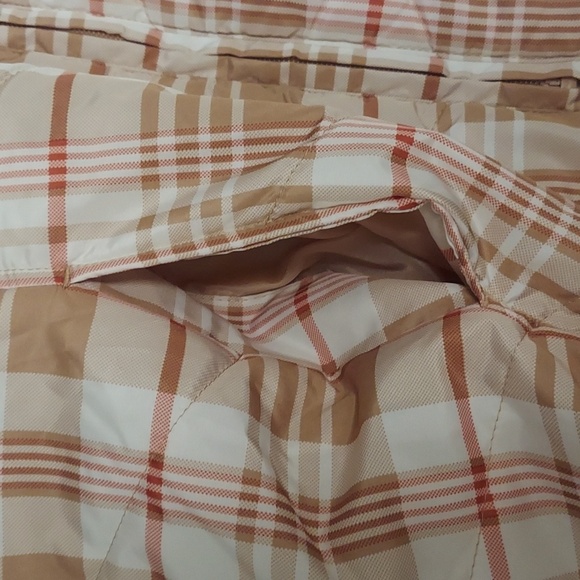 KIM ROGERS NWT Puffer Plaid Vest - Picture 5 of 8